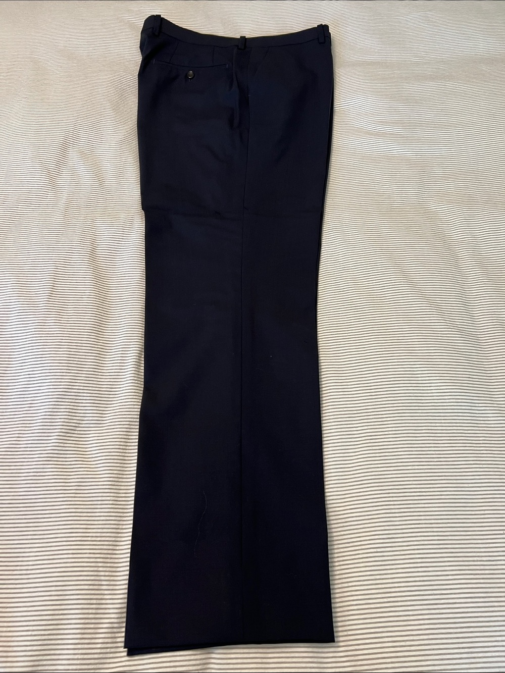Men's Spier & Mackay Tailored Wool blue/black Dress Pants